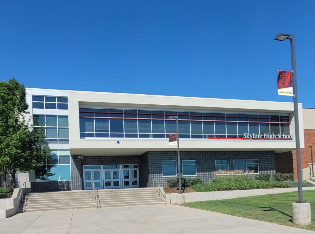 Skyline High School Outside front picture