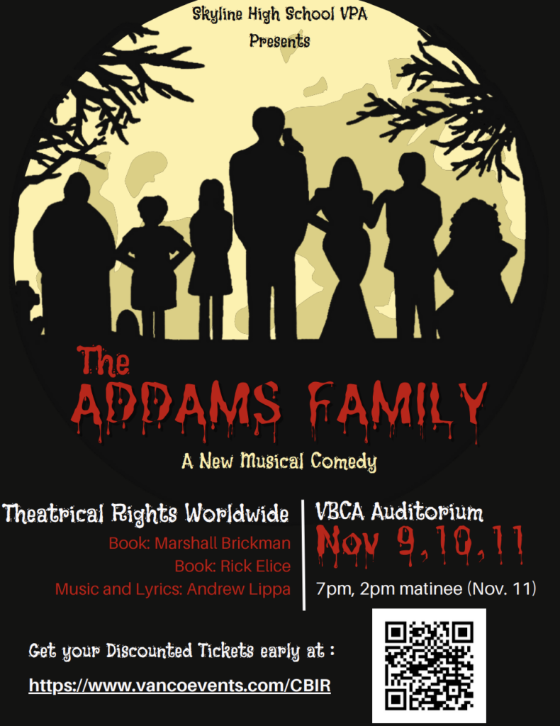 addams family flyer