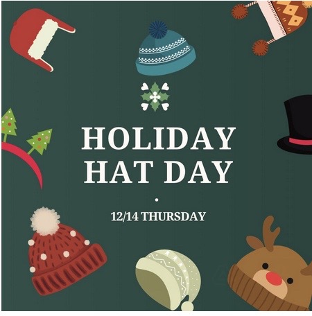 Holiday hat day
