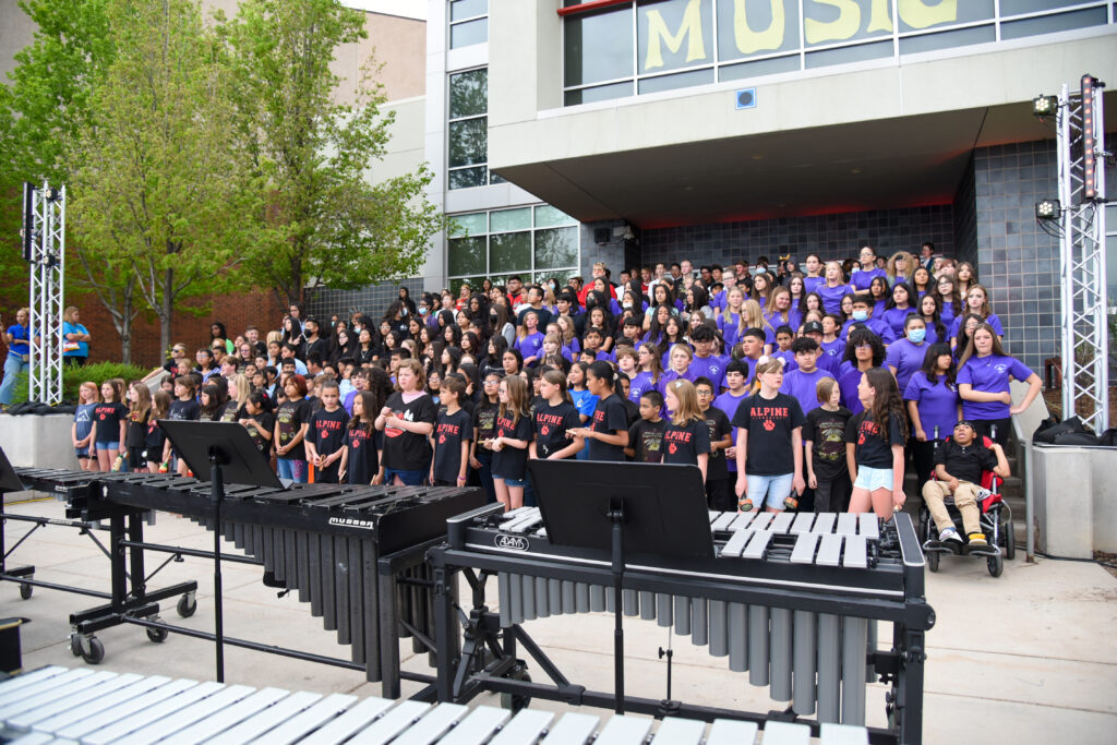 Skyline HS feeder students preform at Music Festival