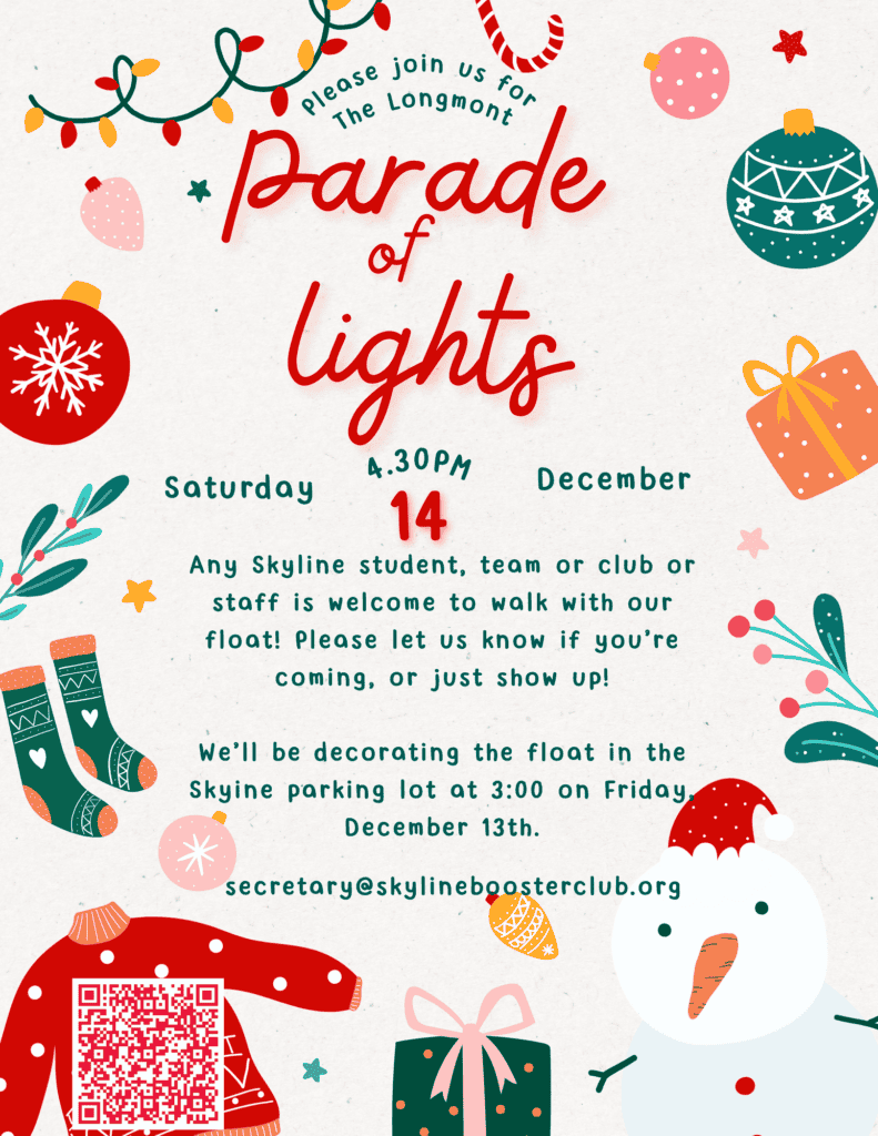 parade of lights flyer