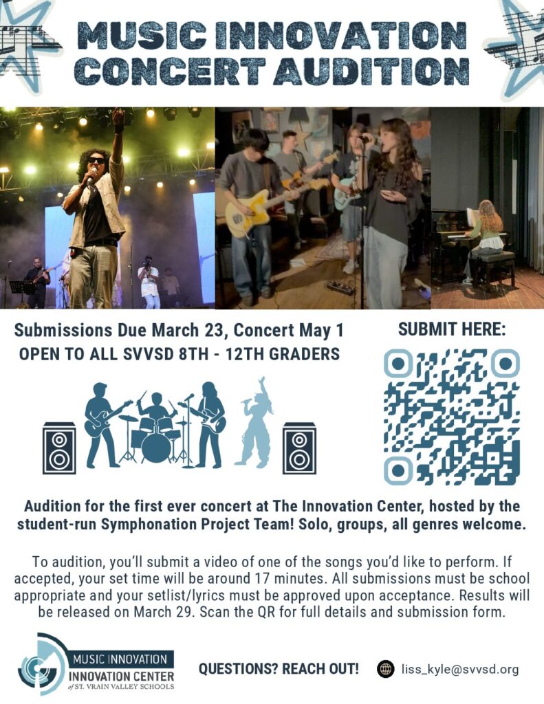 May 1 2026 Concert Audition Flyer